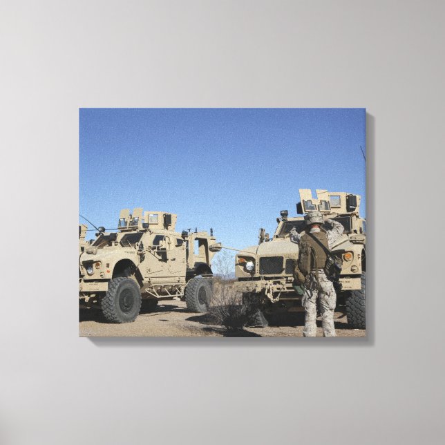 Lienzo Marines de Estados Unidos (Anverso)