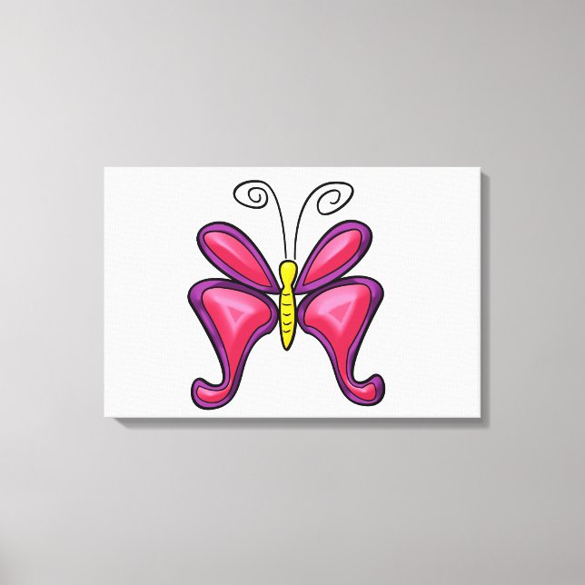 Lienzo Mariposa (Anverso)