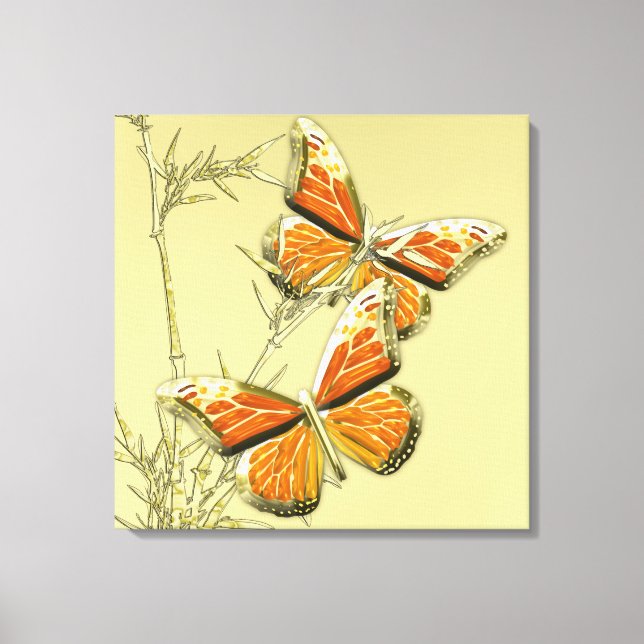 Lienzo Mariposa (Anverso)