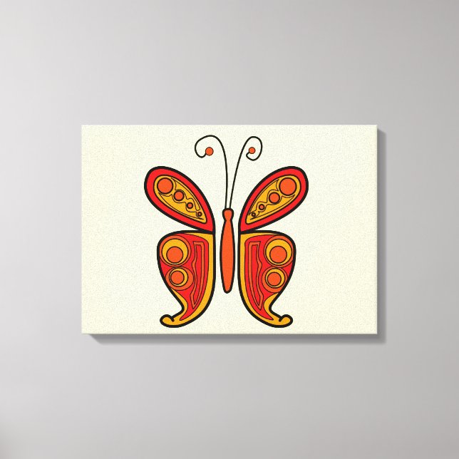 Lienzo mariposa (Anverso)