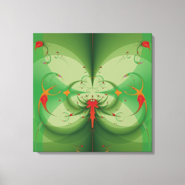 Lienzo Mariposa de primavera (Anverso)