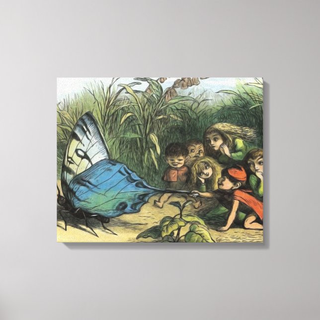 Lienzo Mariposa Elf Artwork Cuidad Elves Butterflies (Anverso)