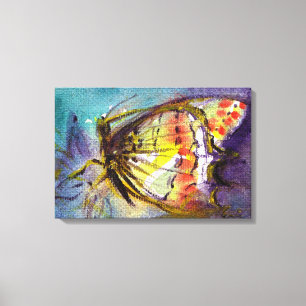 Lienzo MARIPOSA MÁGICA Negra y Blanca