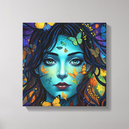 Lienzo Mariposa Maid