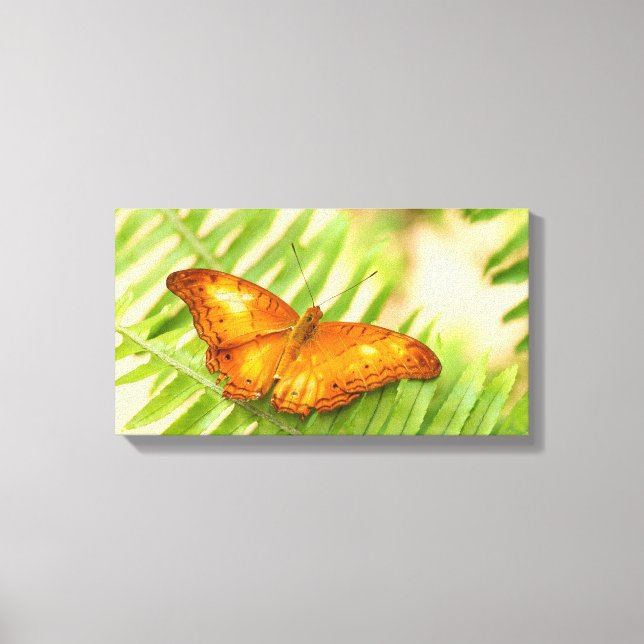 Lienzo mariposa migaja (Anverso)