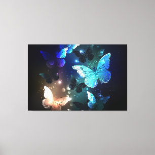 Lienzo Mariposa nocturna fluida