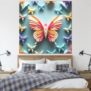 Lienzo Mariposa Origami