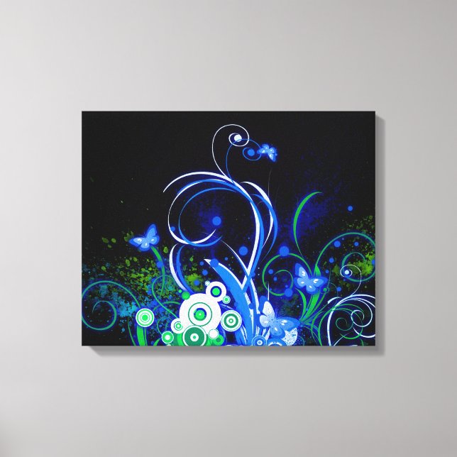 Lienzo Mariposas (Anverso)