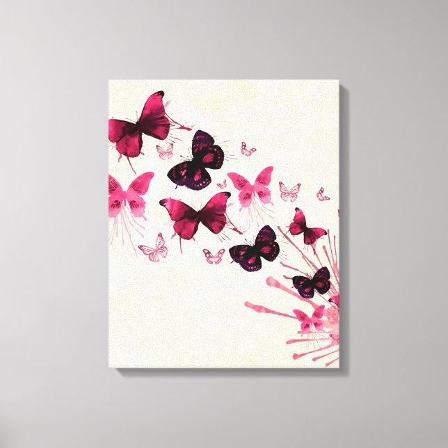 Lienzo Mariposas (Anverso)