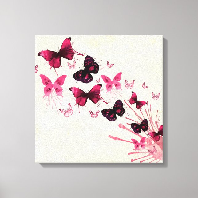 Lienzo Mariposas (Anverso)