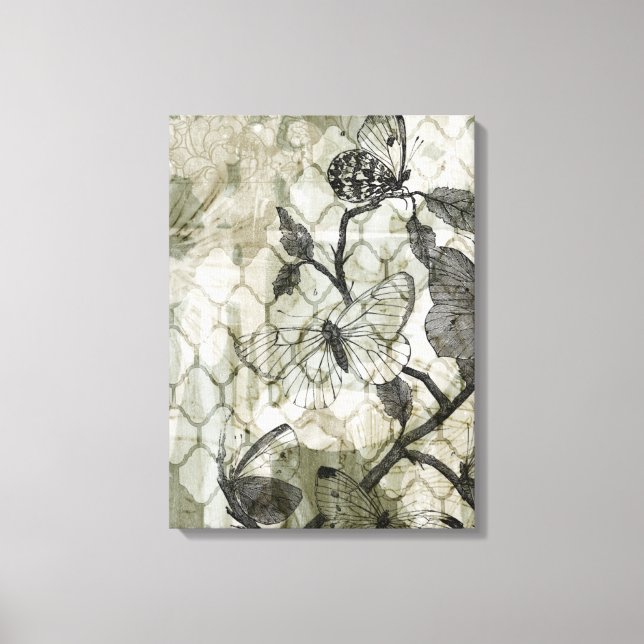 Lienzo Mariposas árabes II (Anverso)