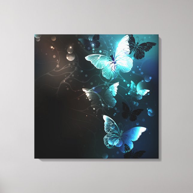 Lienzo Mariposas nocturnas (Anverso)