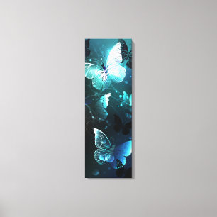 Lienzo Mariposas nocturnas de menta