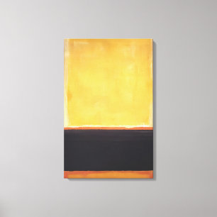 Lienzo Mark Rothko - Amarillo, Carbón, Marrón - 1953