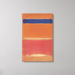 Lienzo Mark Rothko - Azul sobre rojo - 1953