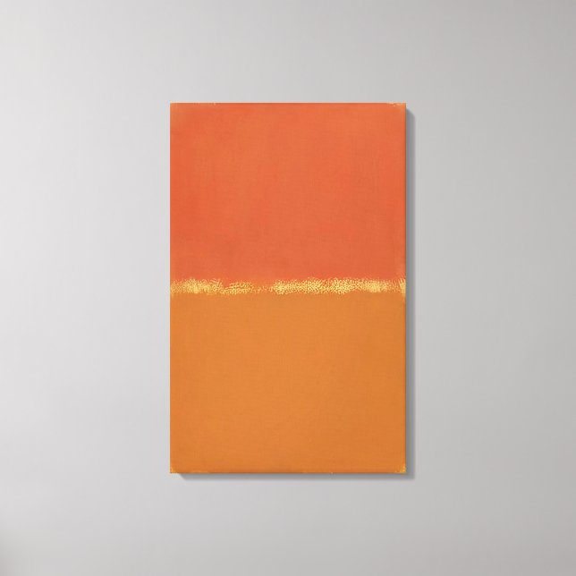 Lienzo Mark Rothko - Naranja, rojo, Naranja - 1961 (Anverso)