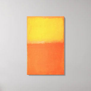 Lienzo Mark Rothko - Naranja y amarillo - 1956