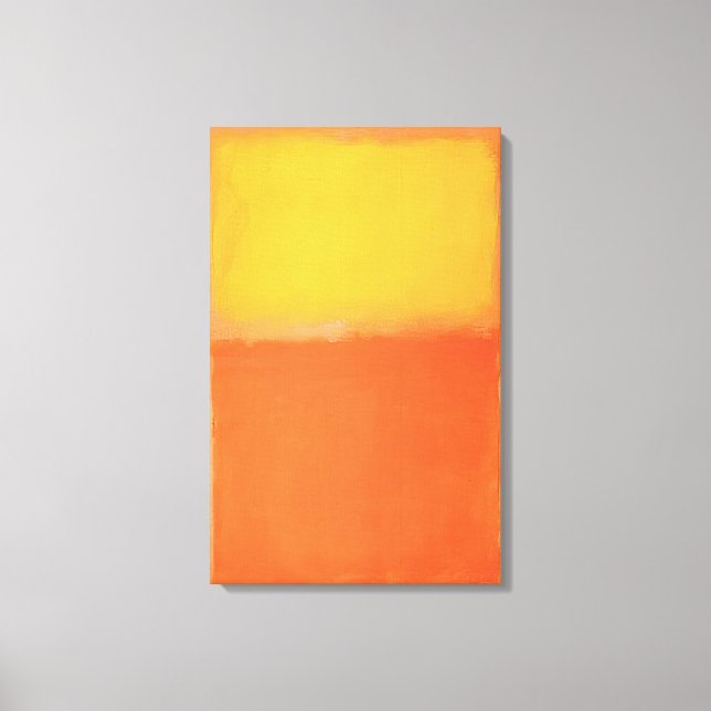 Lienzo Mark Rothko - Naranja y amarillo - 1956 (Anverso)