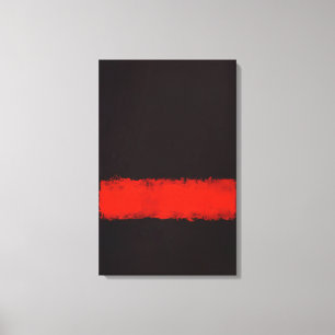 Lienzo Mark Rothko - Negro, Rojo y Negro - 1968