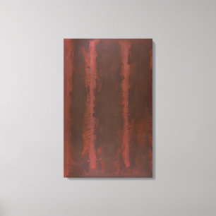 Lienzo Mark Rothko - Negro sobre el marrón - 1958