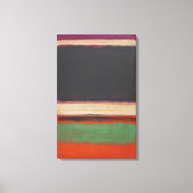 Lienzo Mark Rothko - No.3No.13 Magenta, negro, verde en O (Anverso)