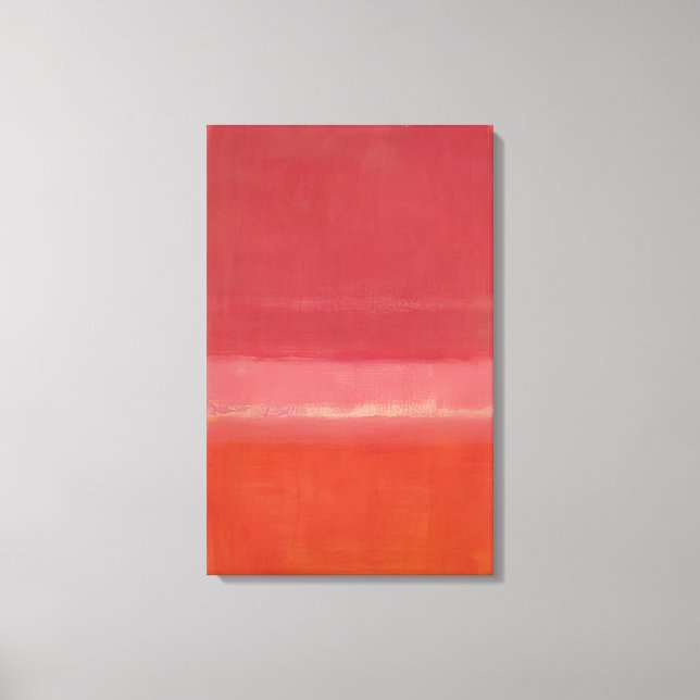 Lienzo Mark Rothko - Rojo sin título - 1956 (Anverso)