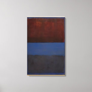 Lienzo Mark Rothko - Rust and Blue Nº 61 - 1953