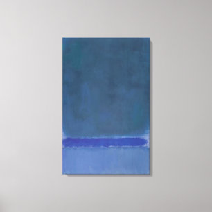 Lienzo Mark Rothko - Verde sin título sobre azul - 1968