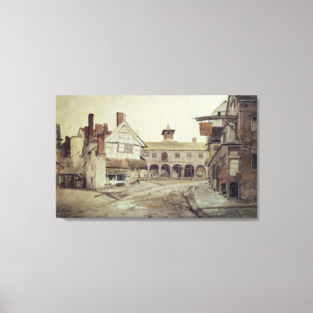 Lienzo Market Place, Hereford, 1803 (Anverso)
