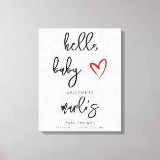 Lienzo MARLO Modern Bohemian Hello Baby