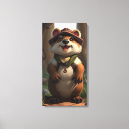 Lienzo Marmota