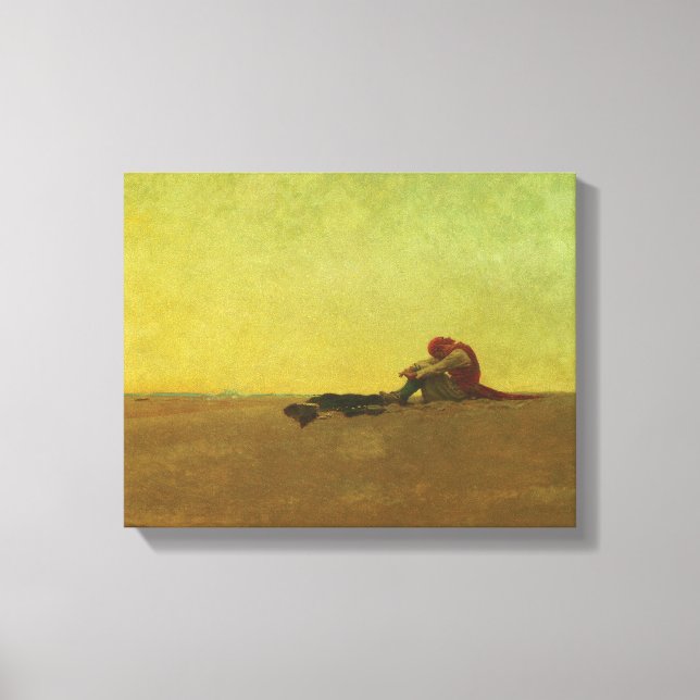 Lienzo Maroneado por Howard Pyle (Anverso)