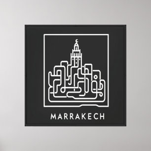Lienzo Marrakech Artístico: El Alma de Marruecos 2