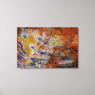 Lienzo Marrón de madera Petrificado