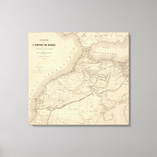 Lienzo Marruecos (Anverso)