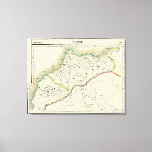 Lienzo Marruecos, África (Anverso)