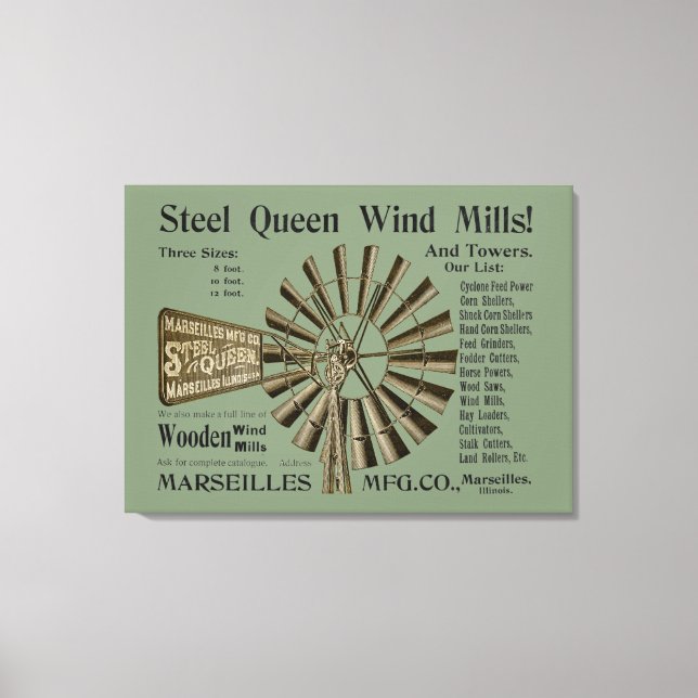 LIENZO MARSEILLES ILLINOIS STEEL QUEEN WINTHROS MILLS FAR (Anverso)