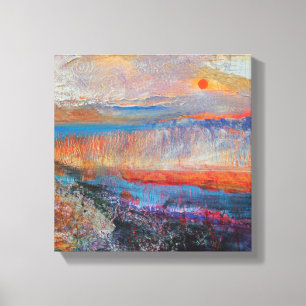 Lienzo Marsh Sunset 2013