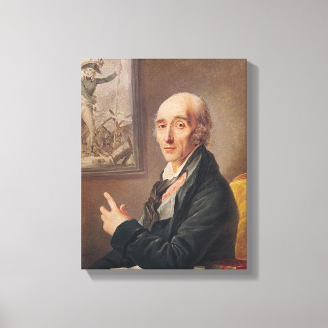 Lienzo Marshal Pierre Francois Charles Augereau (Anverso)