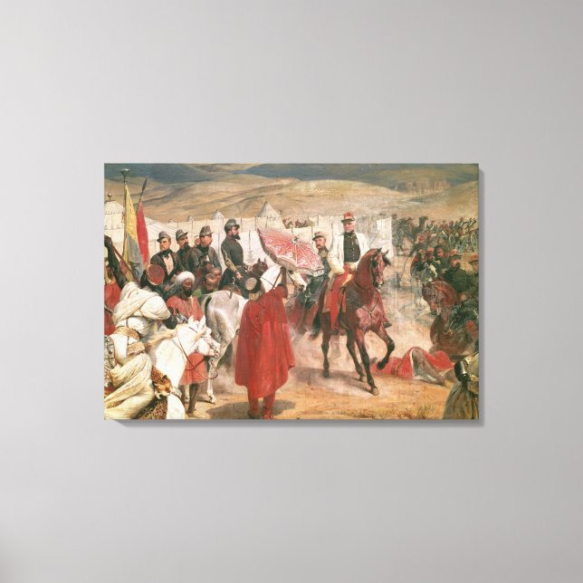 Lienzo Marshal Thomas Bugeaud y el coronel Joseph (Anverso)