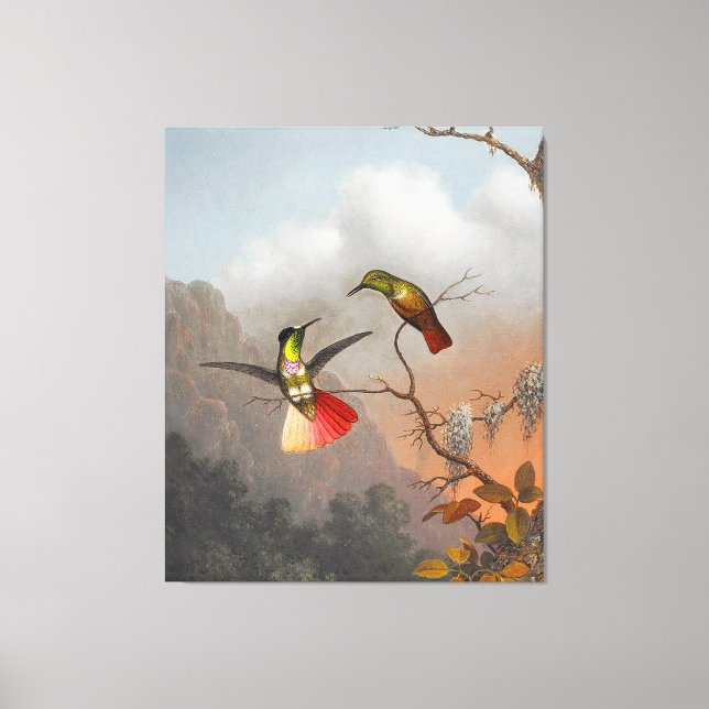 Lienzo MARTIN J. HEADE - Alumno de visores - 1863-64 - (Anverso)