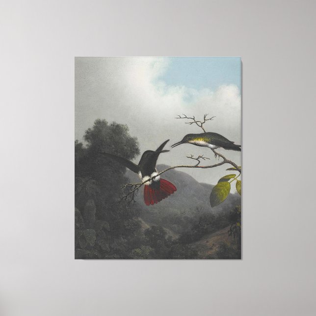 Lienzo MARTIN J. HEADE - Mango de garganta negra - 1863-6 (Anverso)