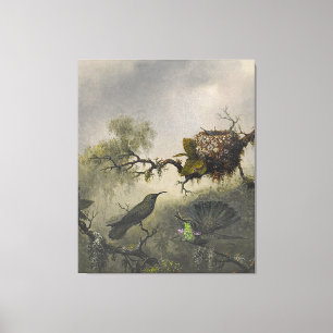 Lienzo MARTIN J. HEADE Oso violeta de ventilación blanca