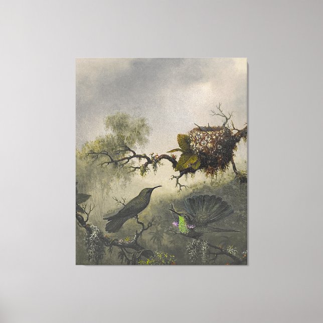 Lienzo MARTIN J. HEADE Oso violeta de ventilación blanca  (Anverso)