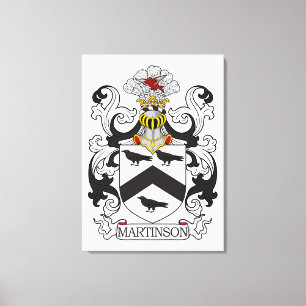 Lienzo Martinson Family Crest