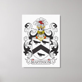 Lienzo Martinson Family Crest