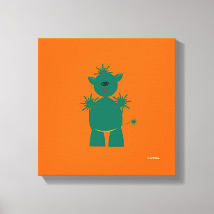 Lienzo Martzkins In Outer Space Martian Mascota Canvas