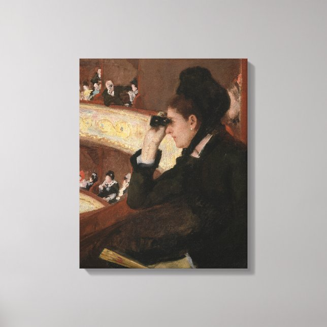 Lienzo Mary Cassatt - En la Logia (Anverso)