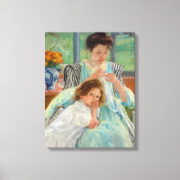 Mary Cassatt - Madre joven masticando