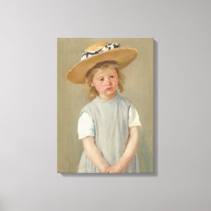 Lienzo Mary Cassatt - Niño en un Gorra de paja